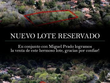 LA CUMBRE LOTE SOBRE CALLE BARTOLOME JAIME
