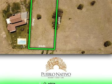 VENDO amplio Lote de Terreno 20x60m en Country Pueblo Nativo - Villa Giardino