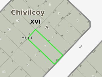 Terreno en venta - 300 mts2- Chivilcoy