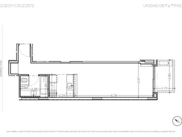 Venta Departamento a Estrenar de 1 Ambiente en Palermo Nuevo