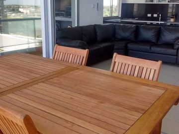 Departamento 3 amb amoblado c/cochera- temporario - Qbay Golf