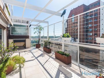 Espectacular Dúplex de 4 ambientes Gran balcón terraza con vista al Hipódromo