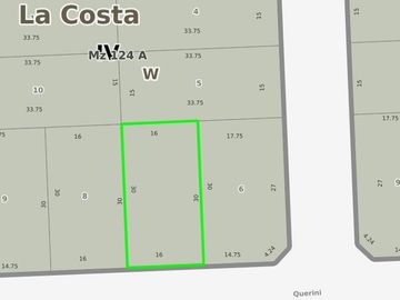 Terreno en venta - 480 mts2 - San Bernardo Del Tuyu