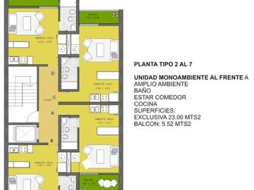 Venta Departamento Monoambiente con Balcón. Barrio Cinco Esquinas, Rosario