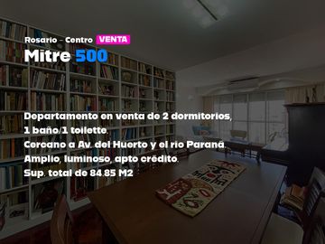 Departamento de Dos Dormitorios con cocina remodelada cercano al Colegio Ingles Mitre y Urquiza