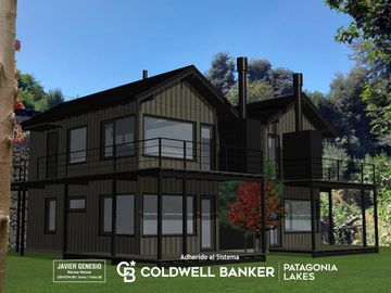 VENTA Casa pozo 2 dormitorios 77m2 con arroyo 100% Financiada Epulafquen Villa la Angostura