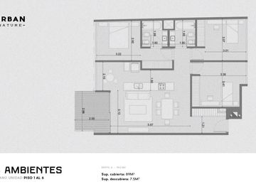 SEMIPISO - 3 AMBIENTES CON POSIBIILIDAD DE HACER OTRO CUARTO - BALCON - UNA COCHERA- COLEGIALES