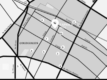 SEMIPISO - 3 AMBIENTES CON POSIBIILIDAD DE HACER OTRO CUARTO - BALCON - UNA COCHERA- COLEGIALES