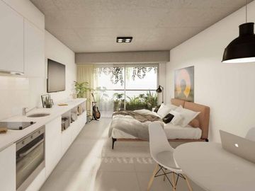 Departamento en pozo con obra avanzada -Domus Parque