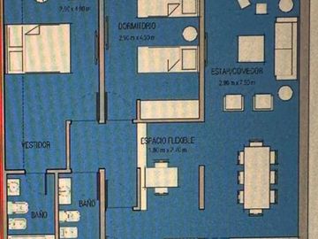 Lindísimo departamento de 3 ambientes amoblado en Palermo Hollywood