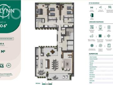 VENTA DEPARTAMENTO PISO EXCLUSIVO TRES DORMITORIOS CON  BALCON Y AMENITIES  EN ZONA CENTRO