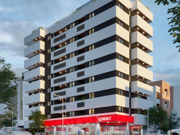Departamento a estrenar frente con balcón y amenities sobre Avenida Colón