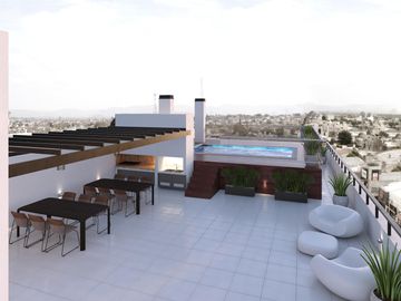 Departamento a estrenar frente con balcón y amenities sobre Avenida Colón