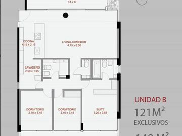 Departamento en Venta 3 Dormitorios - Arroyito Rosario