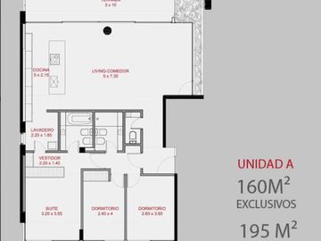 Departamento en Venta 3 Dormitorios - Arroyito Rosario