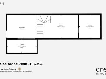 VENTA - Departamento en DUPLEX TIPO LOFT con TERRAZA PROPIA y COCHERA en Palermo