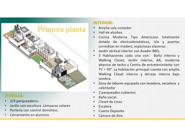 SE VENDE MODERNA CASA INTELIGENTE LA CUMBRE