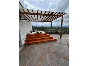 VENTA DE CASA CAMPESTRE EN CONDOMINIO ZONA EL  CAIMO