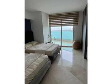 Apartamento Bocagrande sobre la bahia
