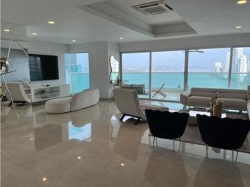 Apartamento Bocagrande sobre la bahia