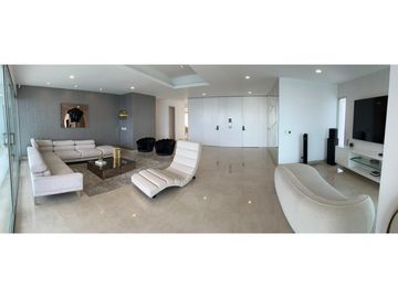 Apartamento Bocagrande sobre la bahia
