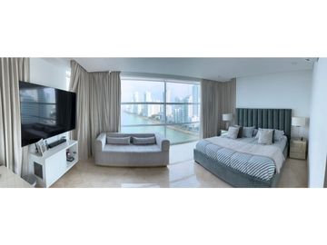 Apartamento Bocagrande sobre la bahia