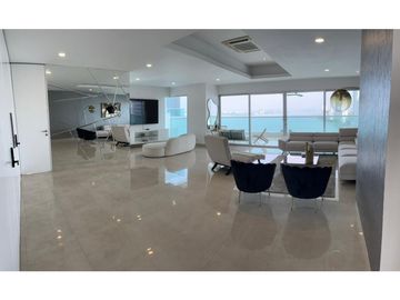 Apartamento Bocagrande sobre la bahia