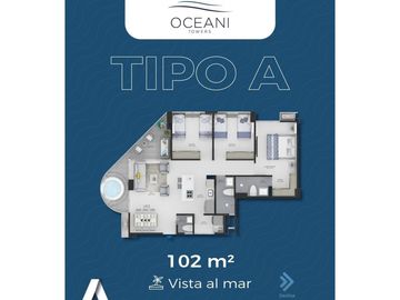 Venta cesión de derechos apartamento Oceani Tower Cartagena