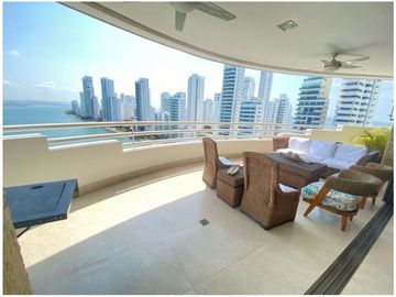 Apartamento Bocagrande vista bahia