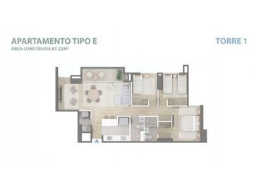 SE VENDE HERMOSO APARTAMENTO EN CIUDAD DEL RIO - MEDELLN