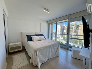 Alquiler por dia para 4 personas departamento 3 ambientes vista al mar Zona La Perla