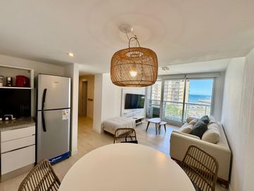 Alquiler por dia para 4 personas departamento 3 ambientes vista al mar Zona La Perla