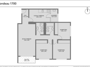 departamento venta piso alto cochera rondeau 1744 13 F vista panoramica balcon