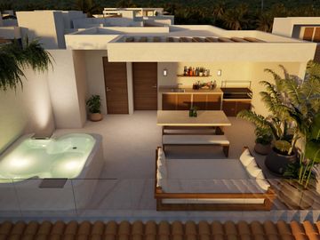 Departamento en venta en la marina de Puerto Aventuras (1454)