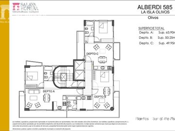Departamento  en venta en Olivos, piso alto 4 ambientes