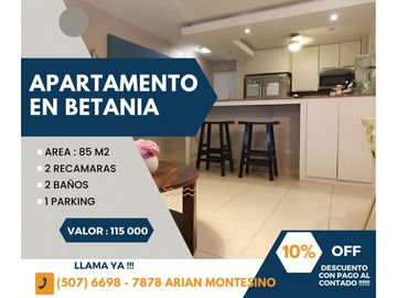 VENTA DE APARTAMENTO EN BETANIA