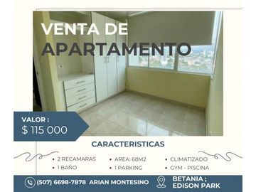 VENTA DE APARTAMENTO EN BETANIA