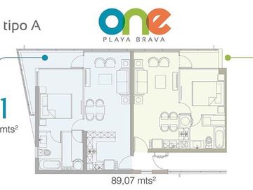 Departamento en Venta en SECTOR PLAYA BRAVA