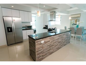 Apartamento Bocagrande vista al mar y centro amurallado