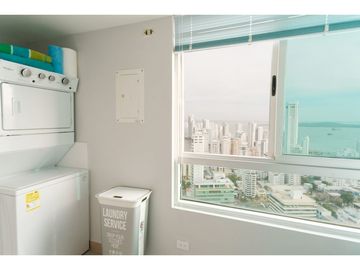 Apartamento Bocagrande vista al mar y centro amurallado
