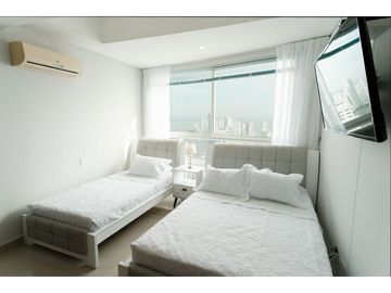Apartamento Bocagrande vista al mar y centro amurallado