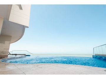 Apartamento Bocagrande vista al mar y centro amurallado