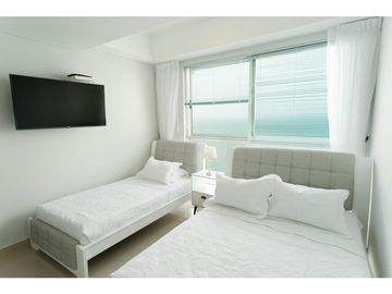 Apartamento Bocagrande vista al mar y centro amurallado