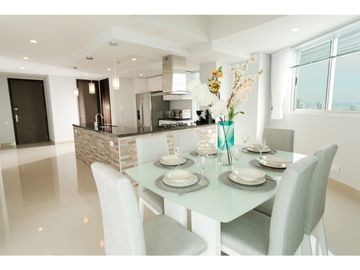 Apartamento Bocagrande vista al mar y centro amurallado