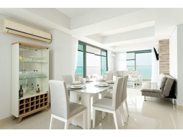 Apartamento Bocagrande vista al mar y centro amurallado