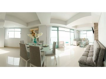 Apartamento Bocagrande vista al mar y centro amurallado