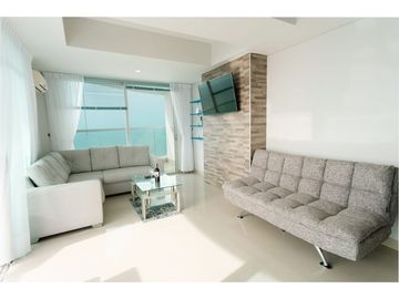 Apartamento Bocagrande vista al mar y centro amurallado