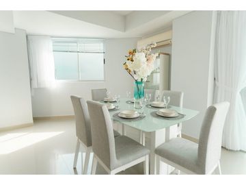 Apartamento Bocagrande vista al mar y centro amurallado