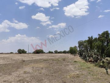 130,000m2 atrás de casas Quma, Tizayuca. Para desarrollo habitacional, industrial o comercial.