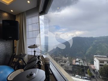 DEPARTAMENTO EN VENTA  MODERNO CON HERMOSA VISTA DE VENTA SECTOR GONZALEZ SUAREZ